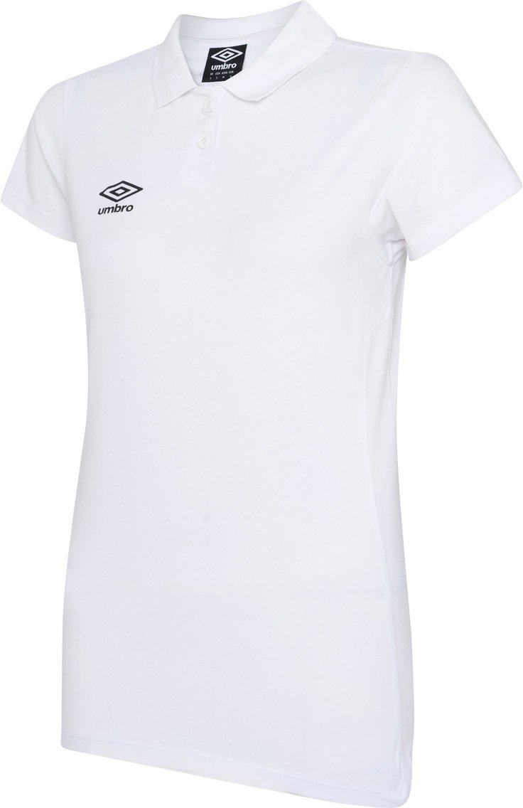Umbro Damen/Damen Club Essential Poloshirt (Weiß/Schwarz)