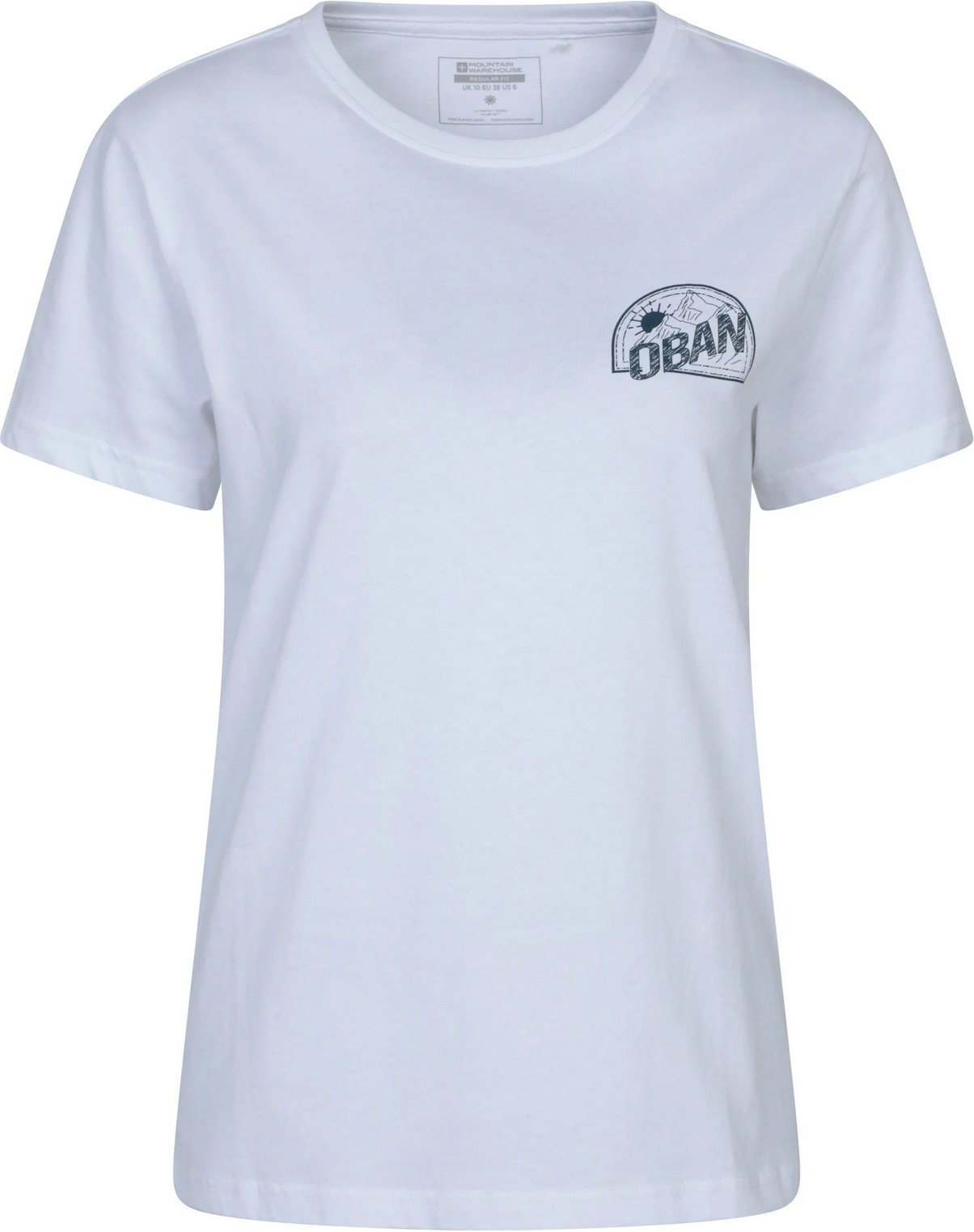 Mountain Warehouse - "Oban" T-Shirt für Damen kurzärmlig (Weiß)