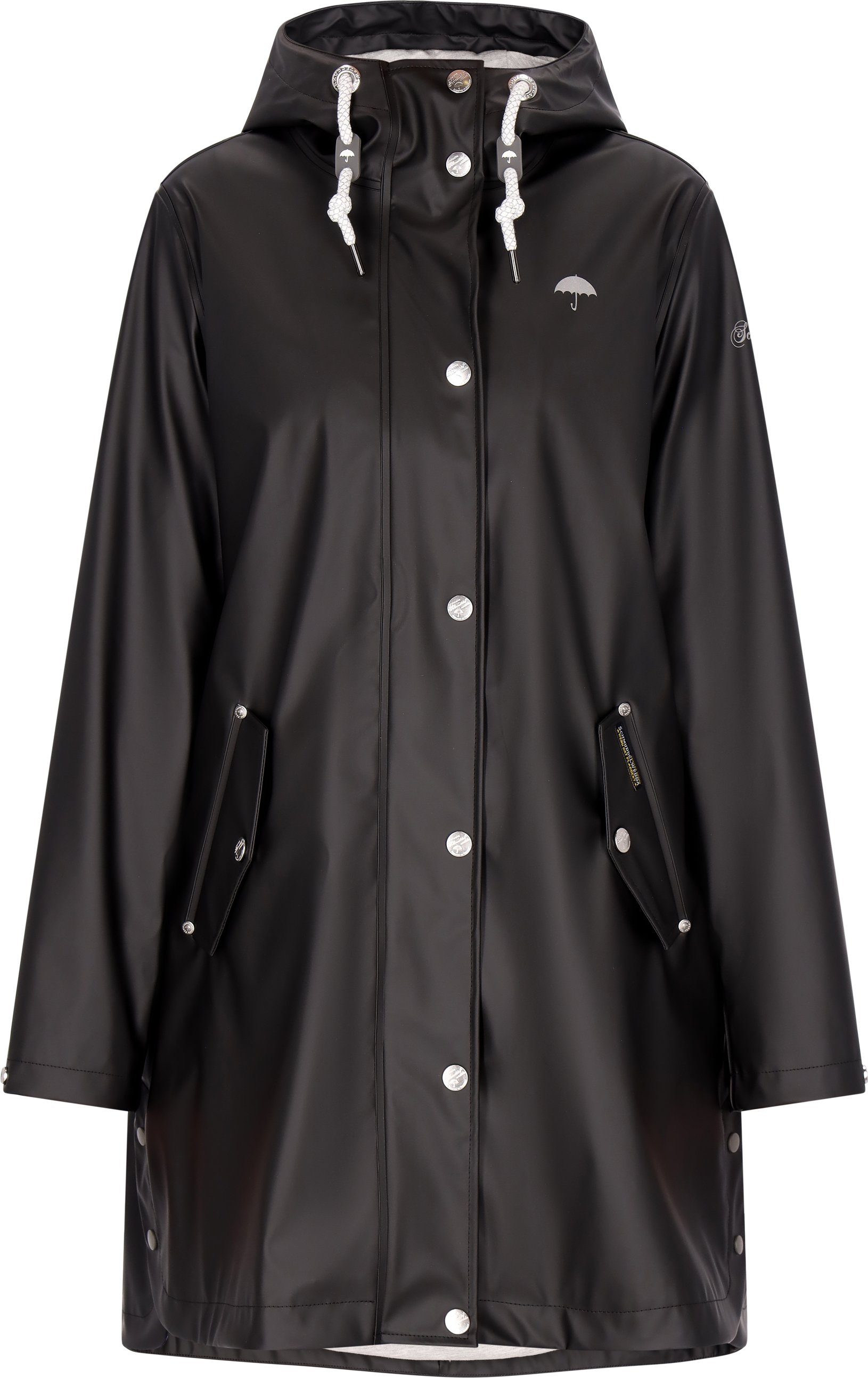 Thumbnail - Schmuddelwedda Regenmantel Damen schwarz