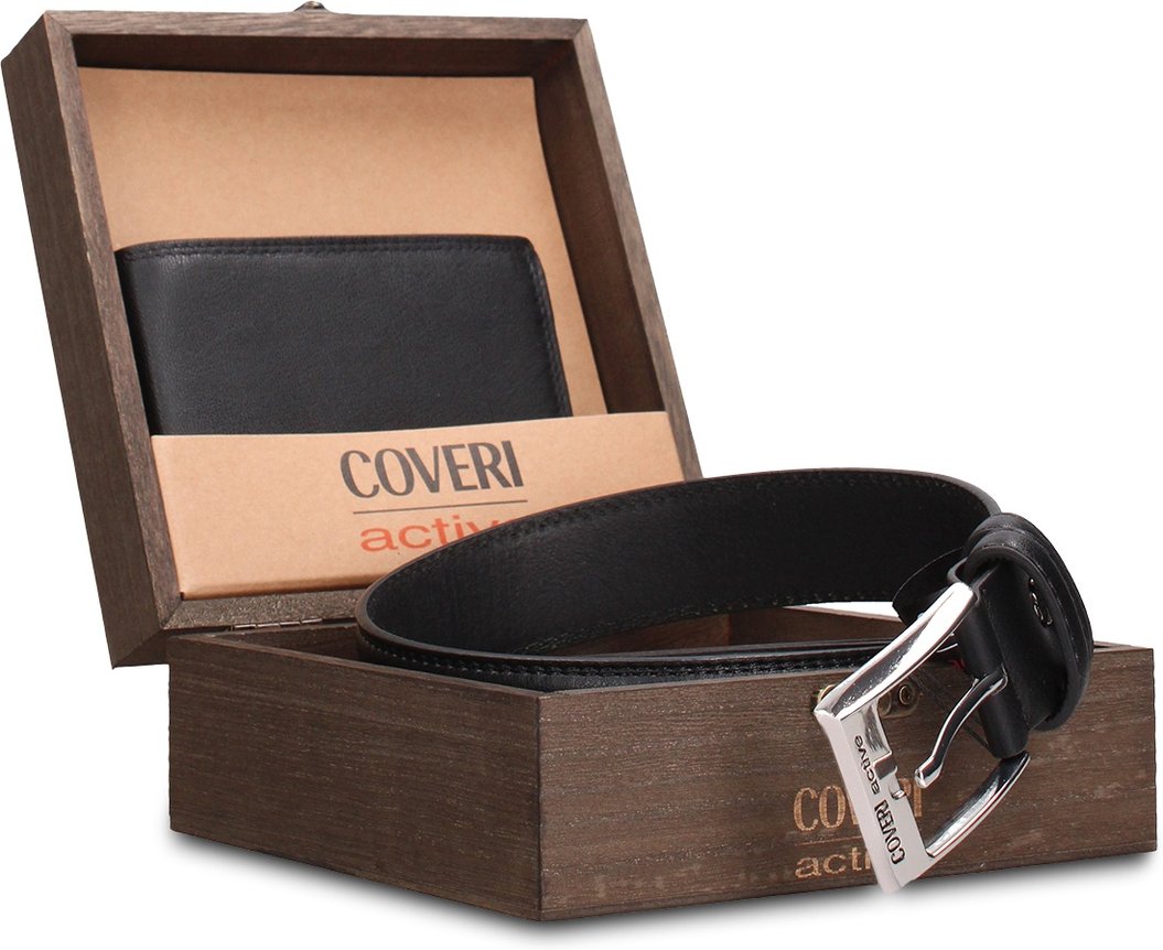 Enrico Coveri Geldbörsen- und Gürtel-Set Men