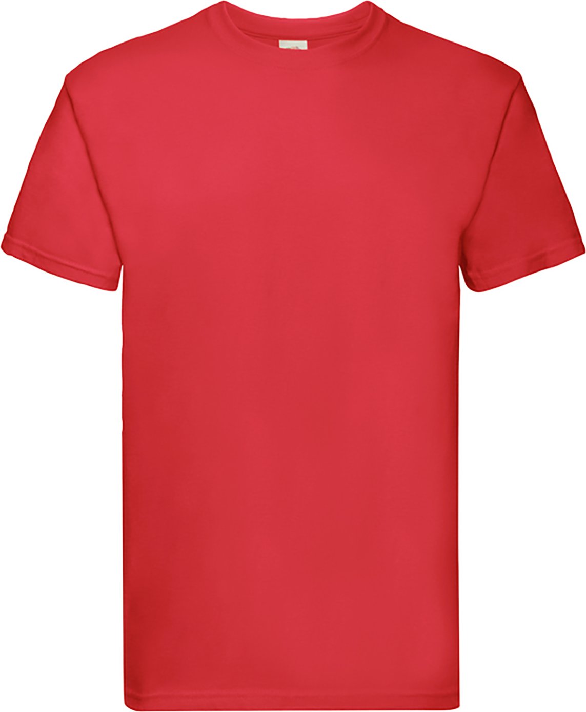 Fruit Of The Loom Herren Super Premium Kurzarm T-Shirt mit Rundhalsausschnitt (rot)