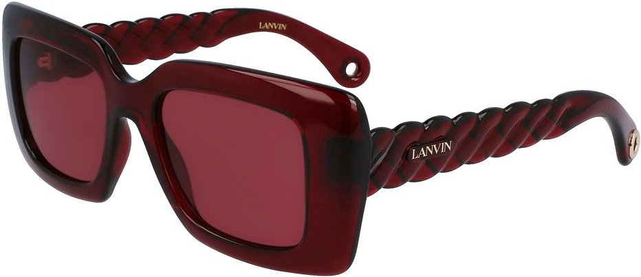Lanvin Rote Bio-Injektions-Sonnenbrille