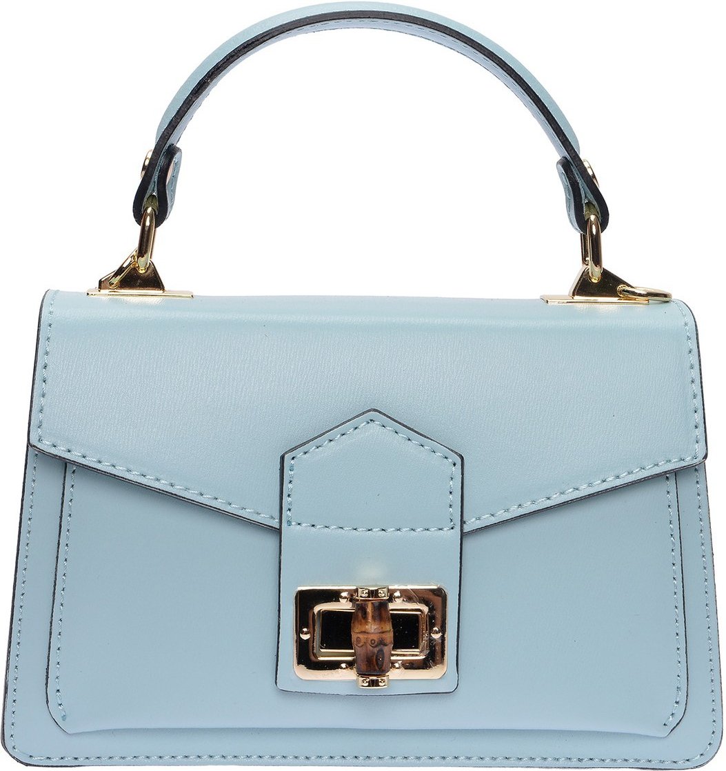 Roberta M Türkis Rindsledertasche