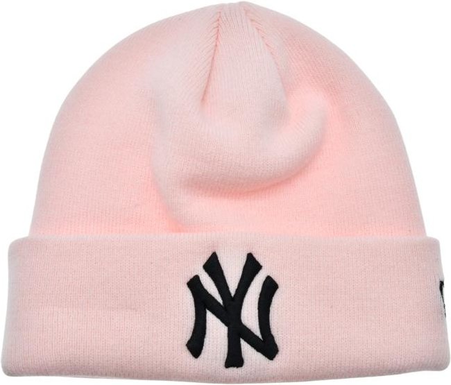 New Era - "Yankees" Mütze Mit Bündchen (Pink/Schwarz)
