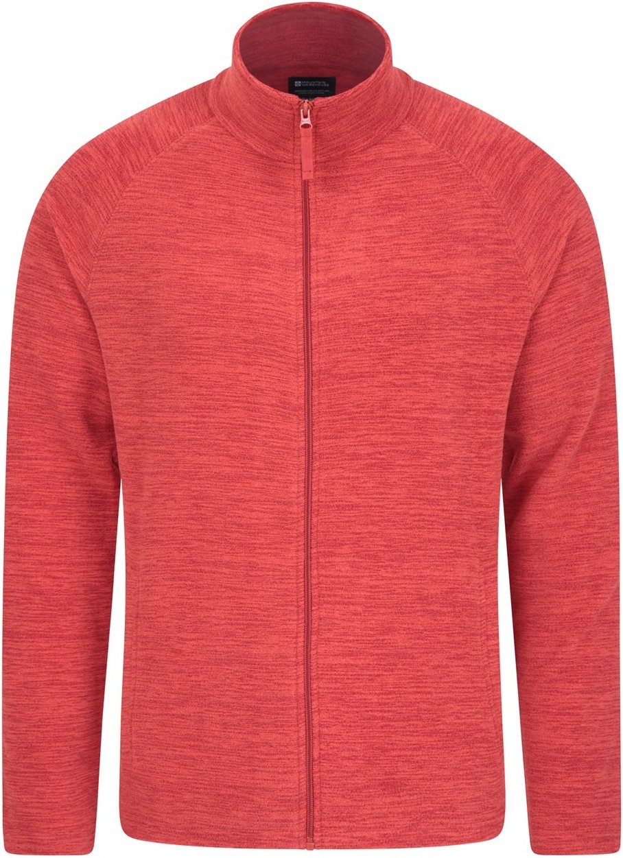 Mountain Warehouse - "Snowdon II" Fleecejacke Durchgehender Reißverschluss für Herren (Rot)