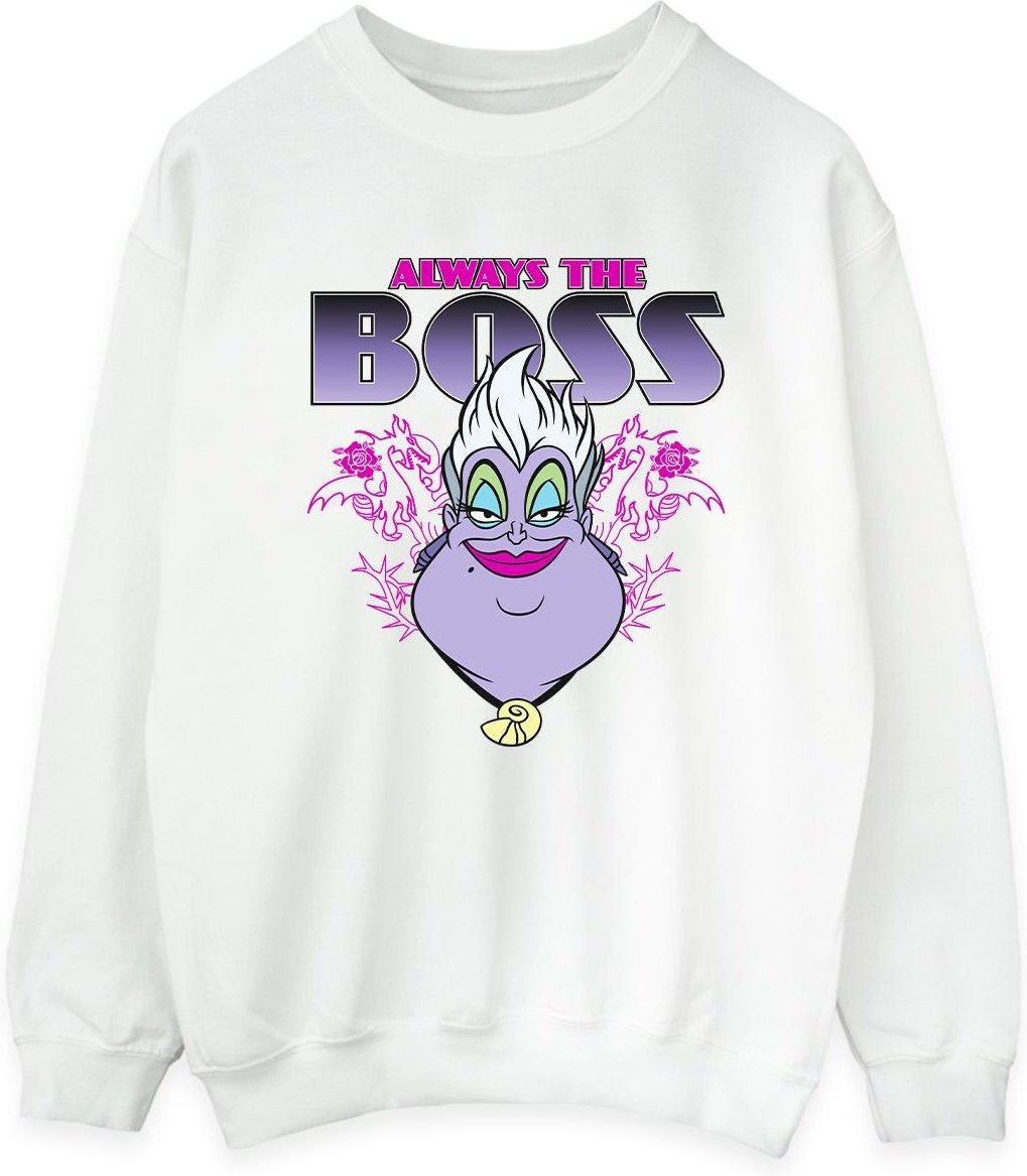 Disney - "The Little Mermaid Mum Is The Boss" Sweatshirt für Damen (Weiß)