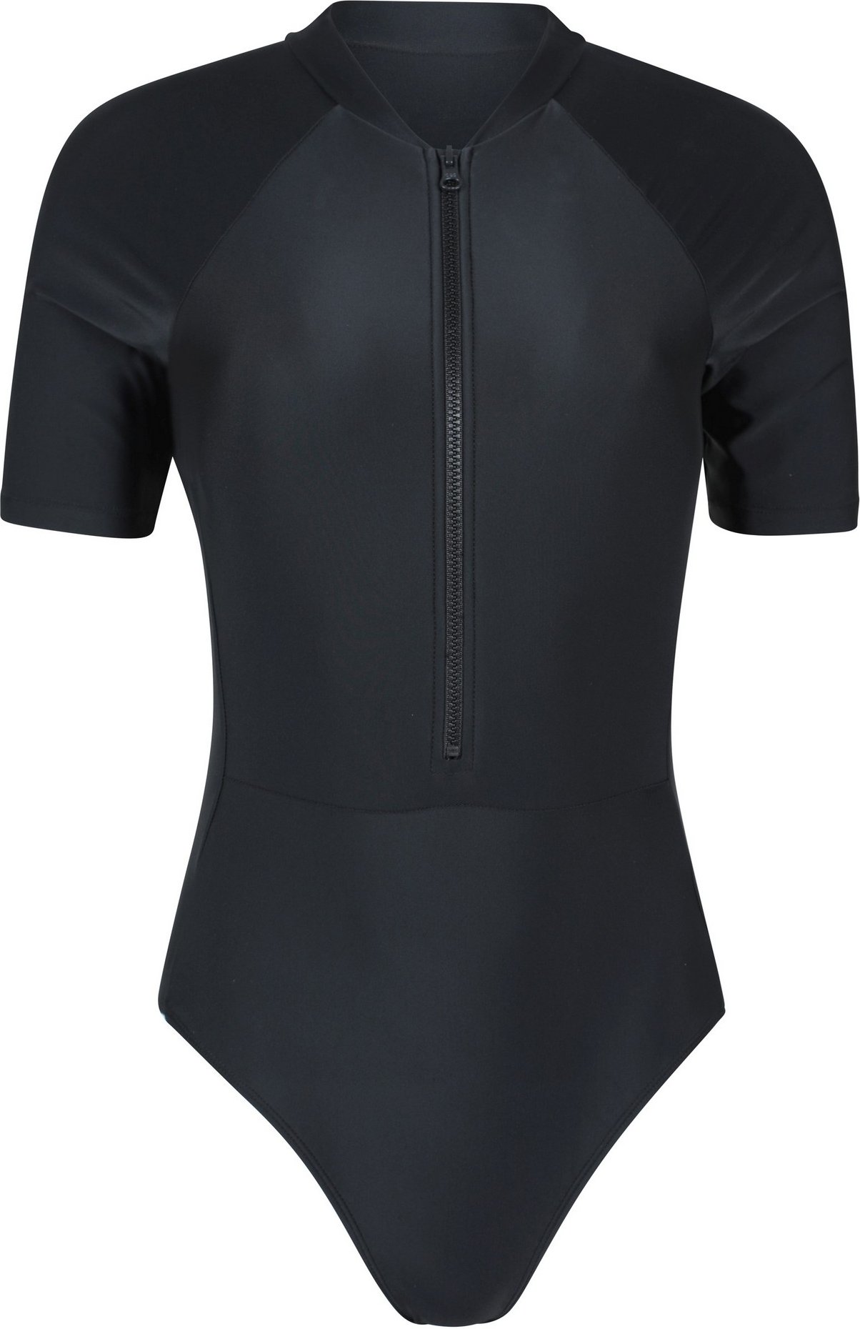 Mountain Warehouse - "Surfer" Badeanzug für Damen kurzärmlig (Schwarz)