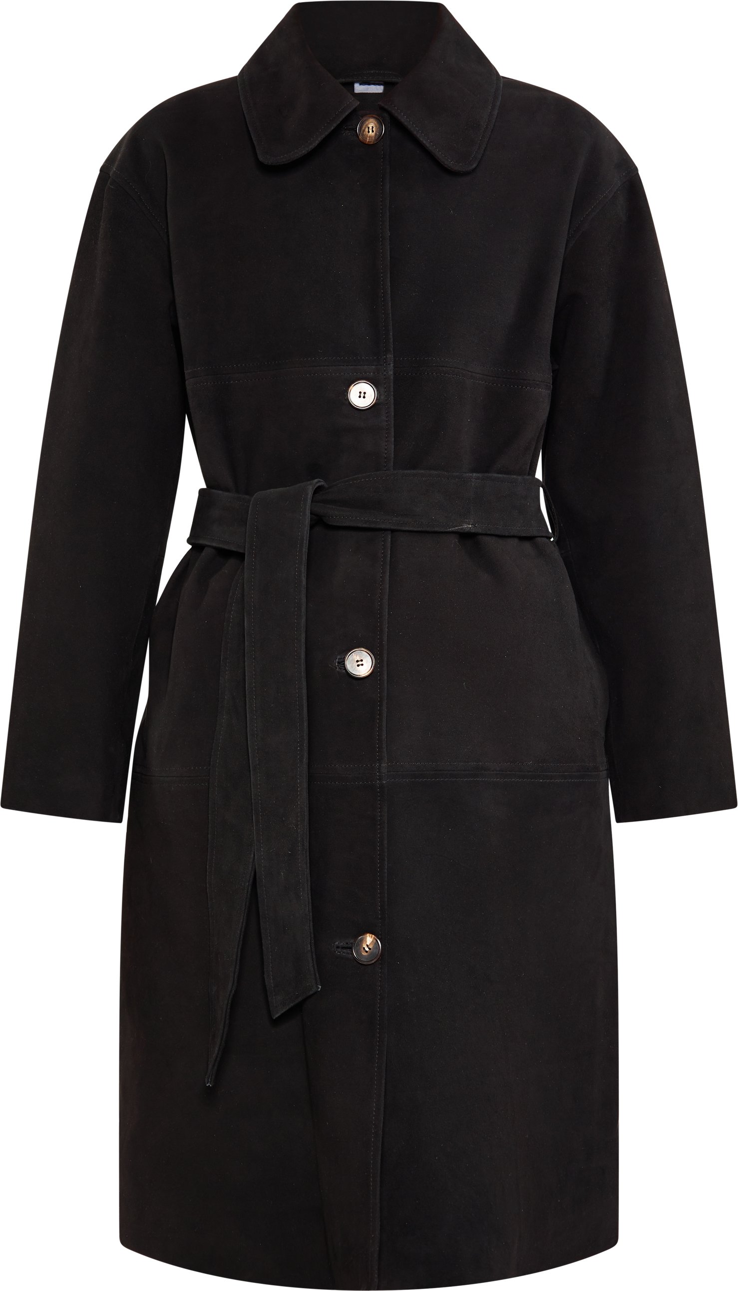 Dreimaster Kaminsims Damen schwarz