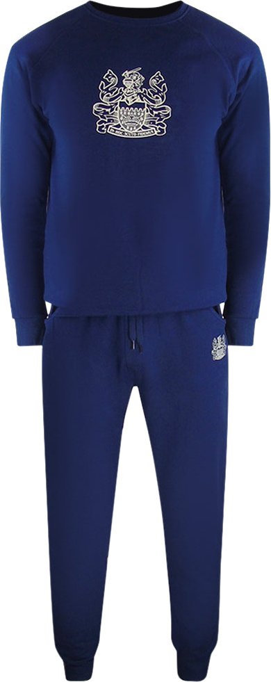 Aquascutum Iconic Crest - Trainingsset Mit Rundhalsausschnitt In Marineblau