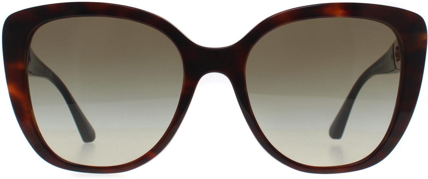 Emporio Armani Schmetterling Damen Glänzend Havanna Rot Grün Farbverlauf EA4214U