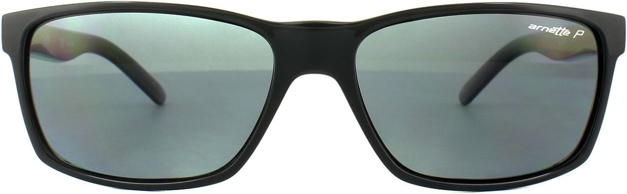 Arnette Sonnenbrille Slickster 4185 41/81 Schwarz Grau Polarisiert