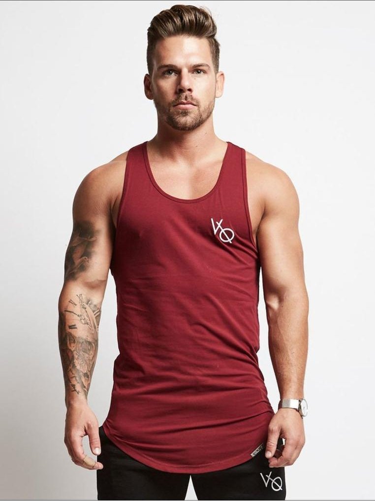 Thumbnail - Herren Rundhals-Rückenfrei Tanktop