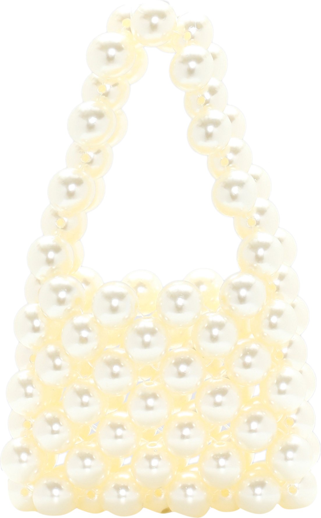 Mymo Handtasche Damen Wollweiß