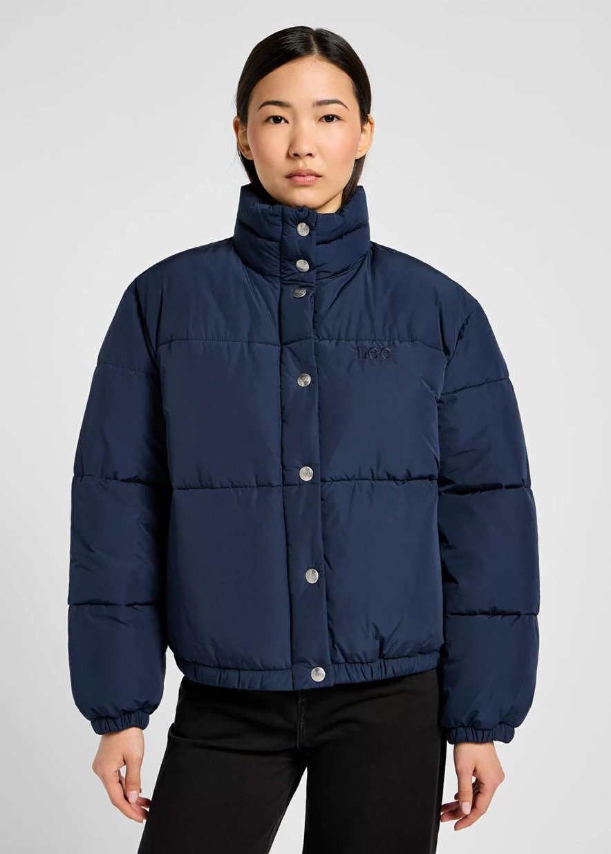 Lee - Kurze lässige Steppjacke - Indigo