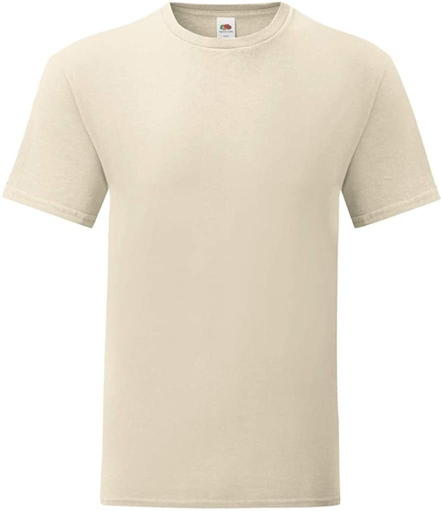 Fruit of the Loom - "Iconic 150" T-Shirt für Herren (Naturfarben)