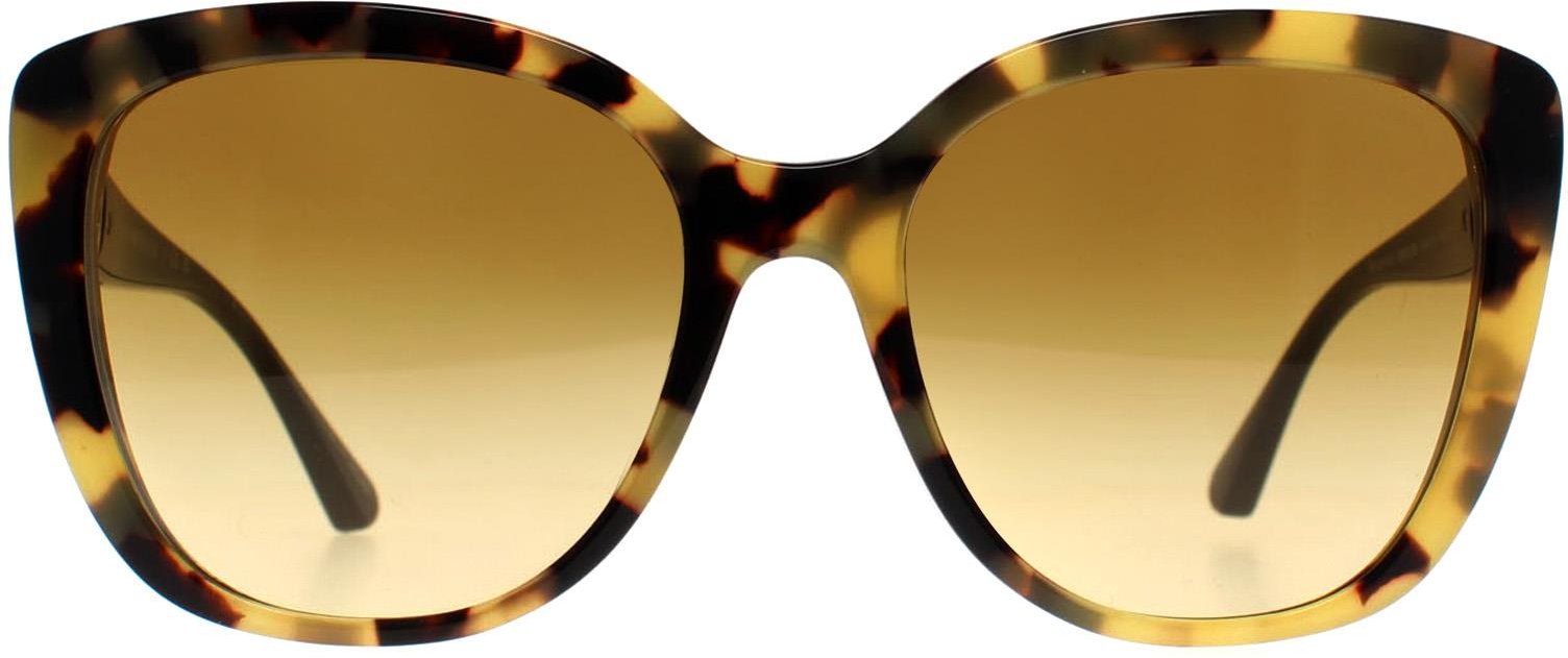 Emporio Armani Schmetterling Damen Glänzend Gelb Havanna Hellbraun Farbverlauf EA4214U