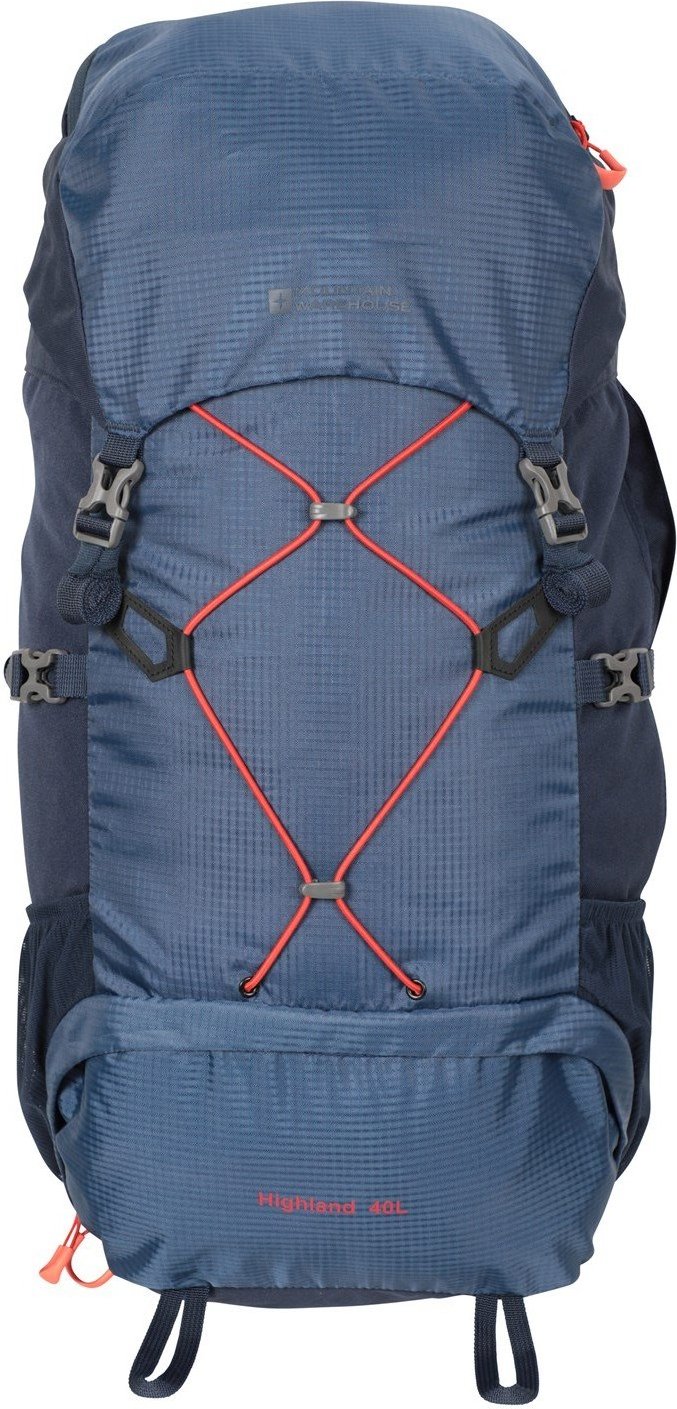 Mountain Warehouse Highlands 40L Rucksack (Dunkelblau)