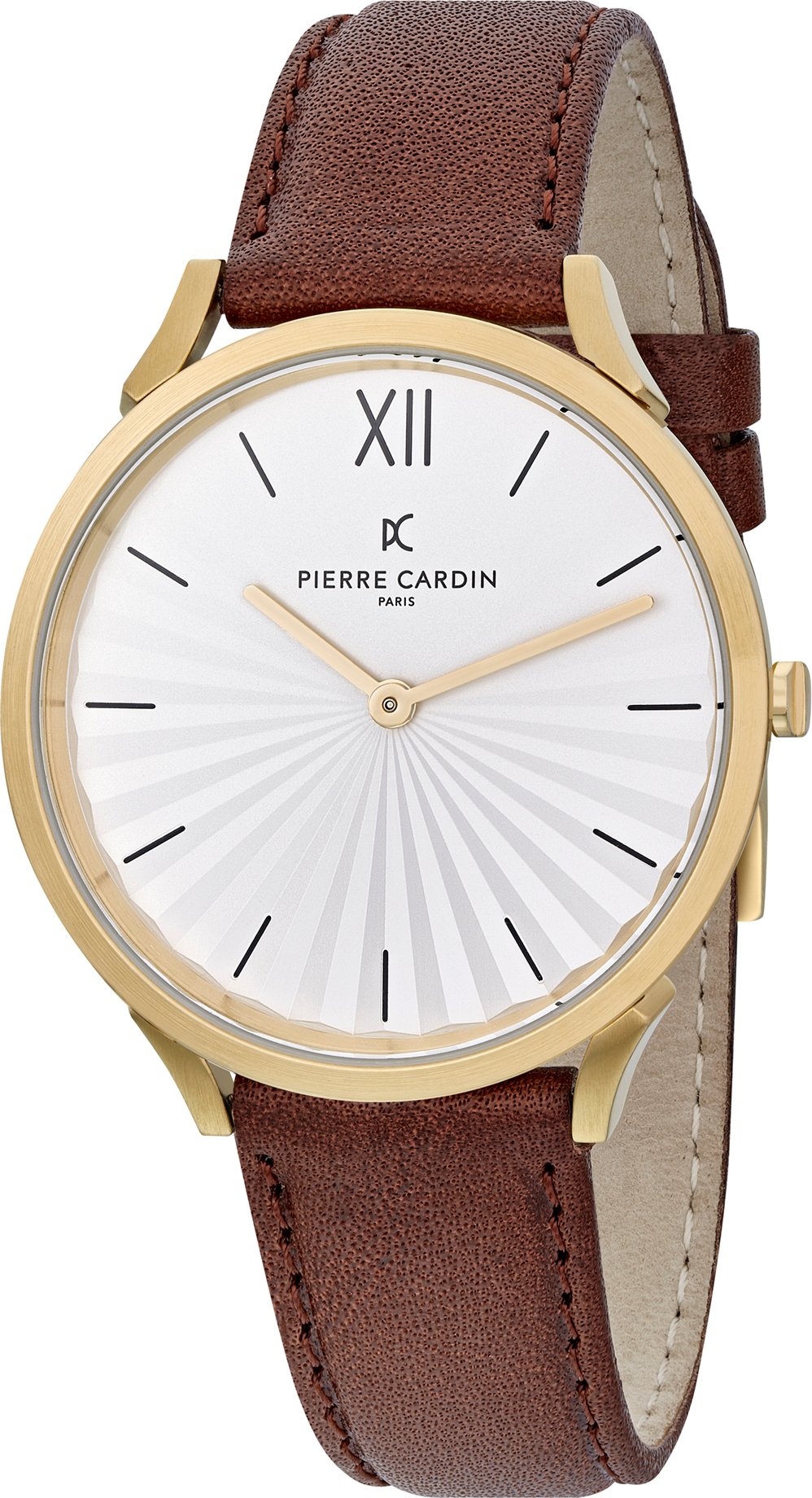 Pierre Cardin Pigalle Plissée Braun Unisex Armbanduhr CPI.2004