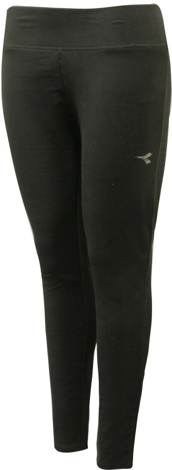 Diadora Nero Stc Damen schwarze Leggings