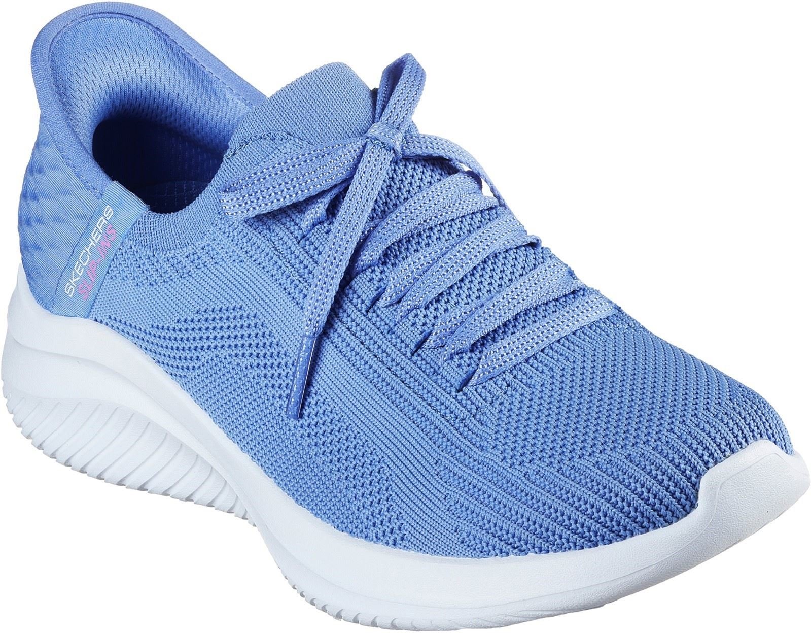 Skechers Ultra Flex 3.0 - Brillante Textil Damen Sneakers in Periwinkle
