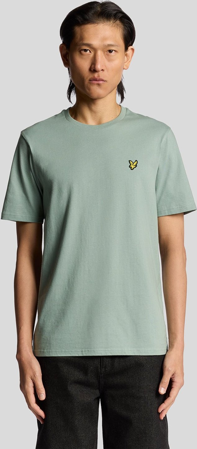 Lyle & Scott Baumwoll-T-Shirt mit Rundhalsausschnitt - Blau