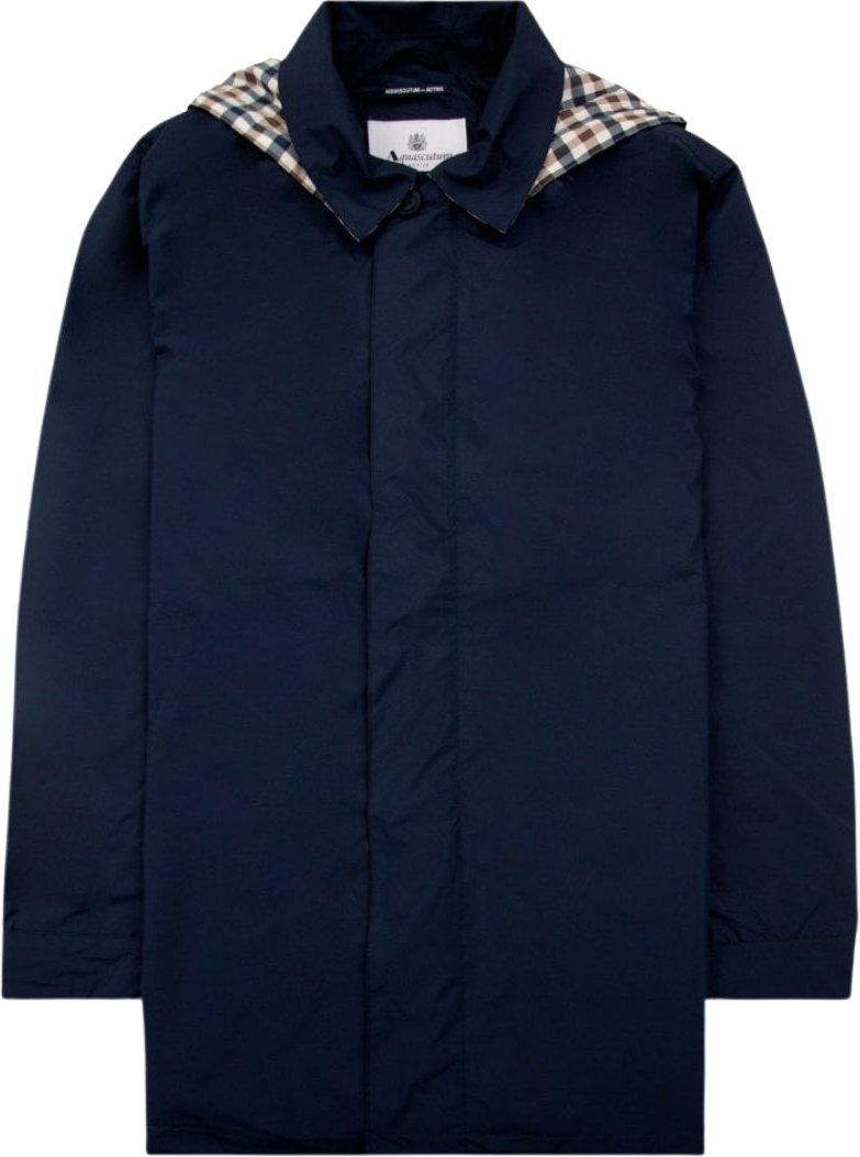 Aquascutum Active Packable Trench Jacket Navy Blue