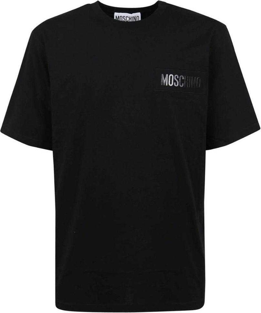 Moschino - T-Shirt für Herren, Logo (Schwarz)