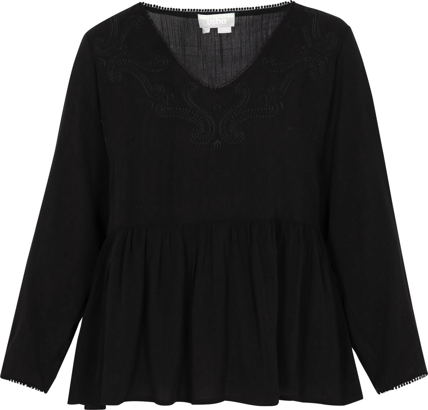 usha Bluse Frauen Schwarz