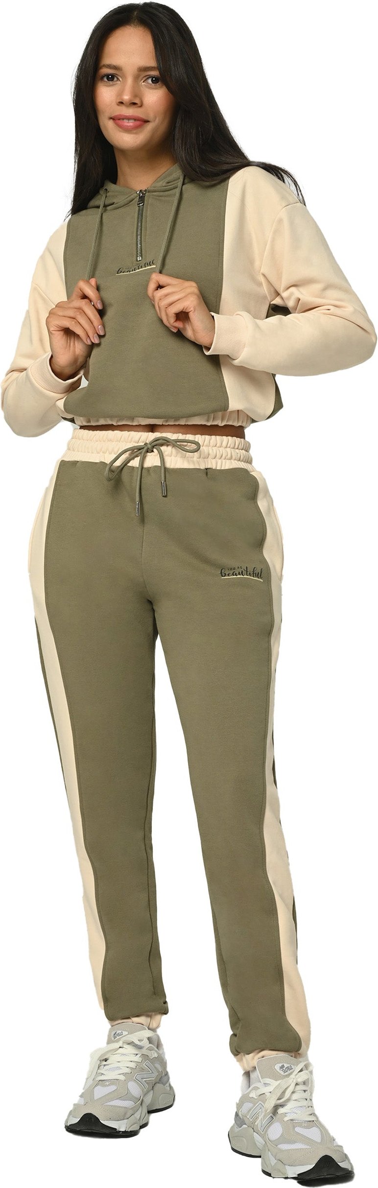 Tom Barron Damen-Trainingsanzug-Set Beautiful, bestickt, modern