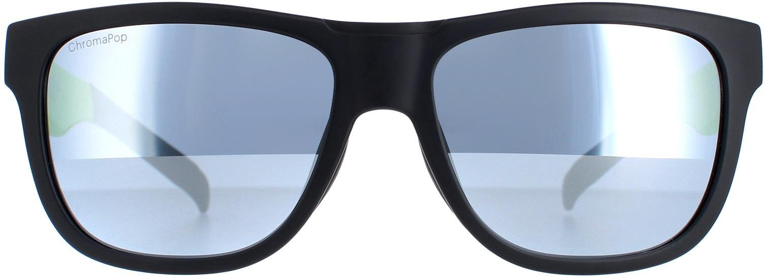 Smith Square Mens Matte Black Yellow Chromapop Silver Mirror Lowdown Slim/N