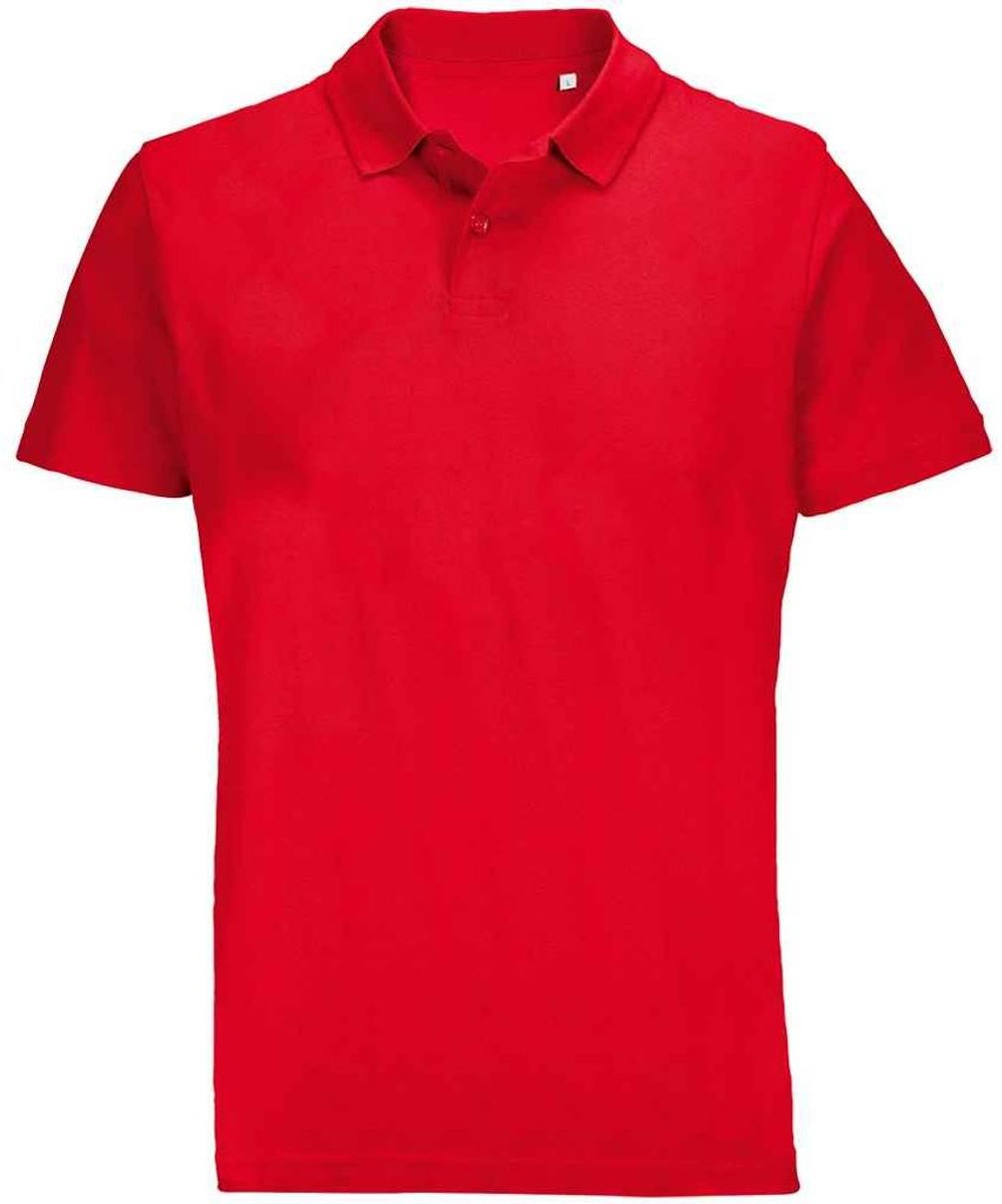 Thumbnail - SOLS Unisex-Erwachsene Pulse Pique Poloshirt (Rot)