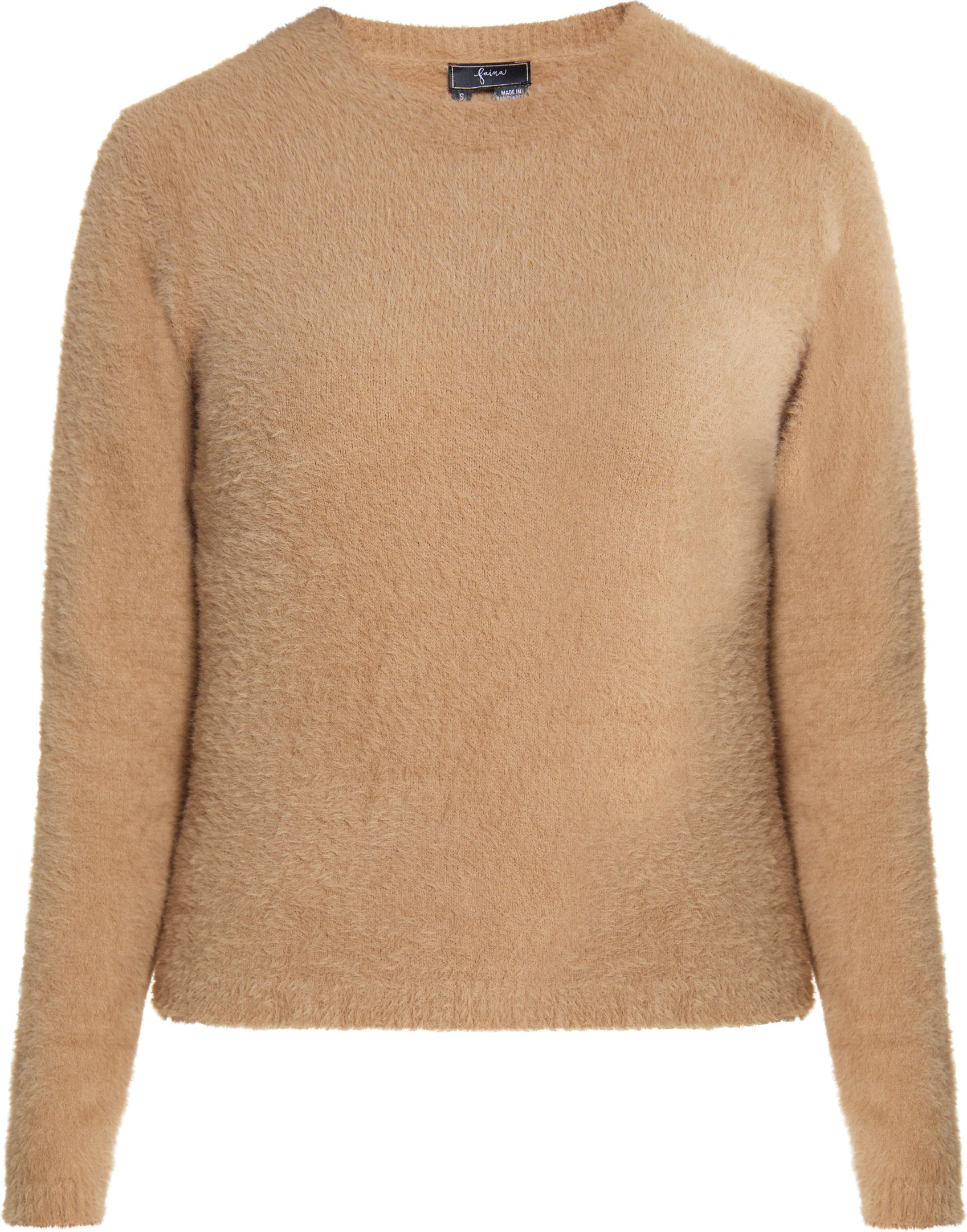 Faina Strickpullover Damen Kamel