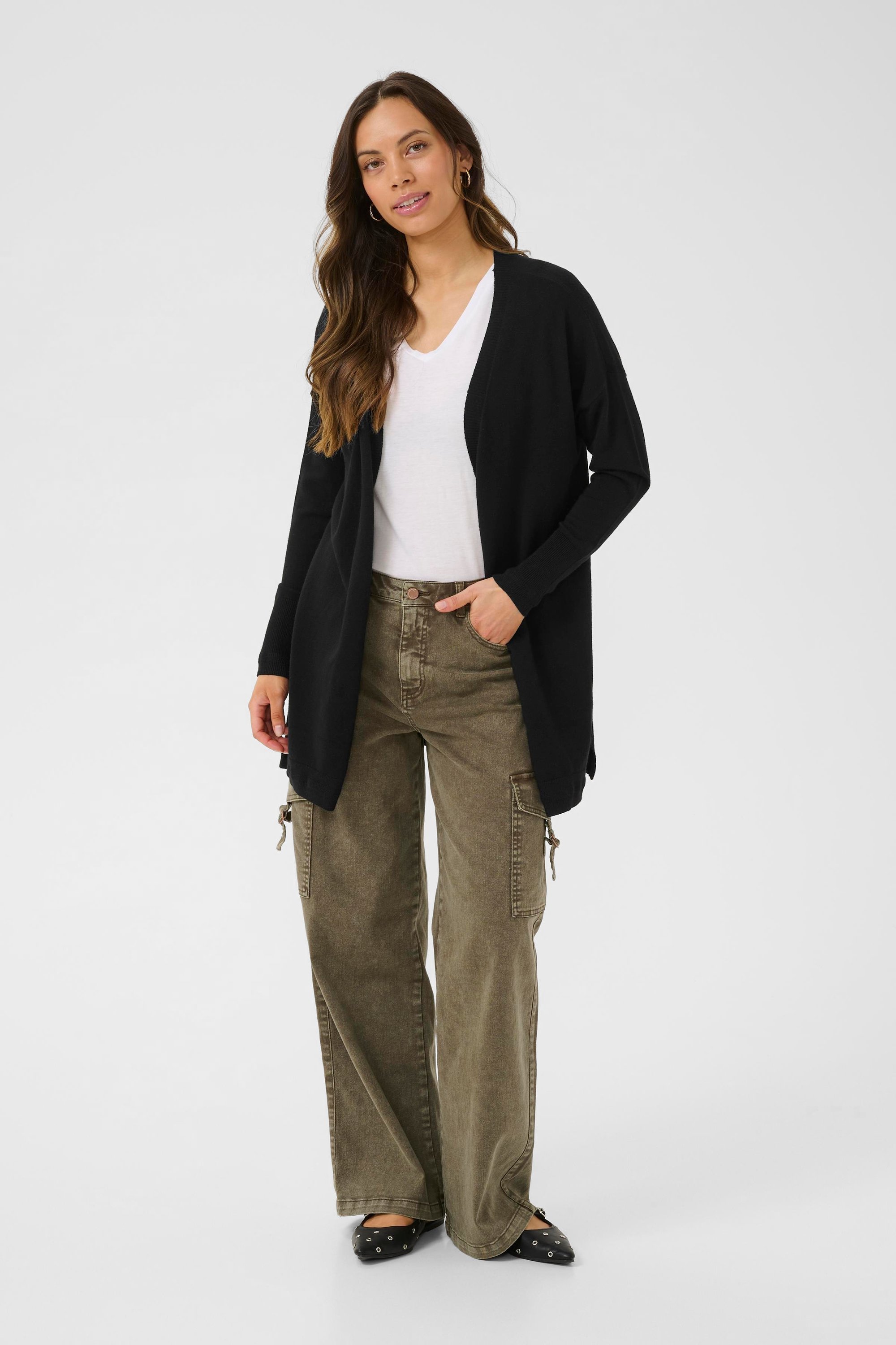 Strickjacke CRDela Loose fit black