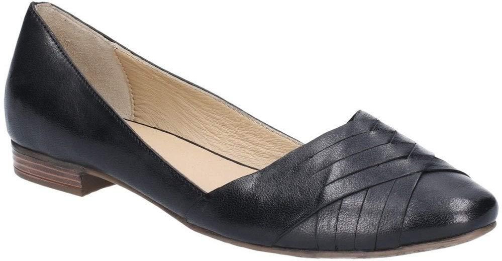 Hush Puppies Womens/Ladies Marley Ballerina Leder Slip On Schuhe (Schwarz)