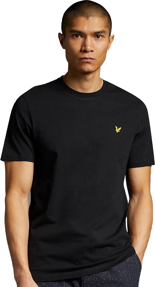 Lyle & Scott Einfarbiges T-Shirt in Schwarz