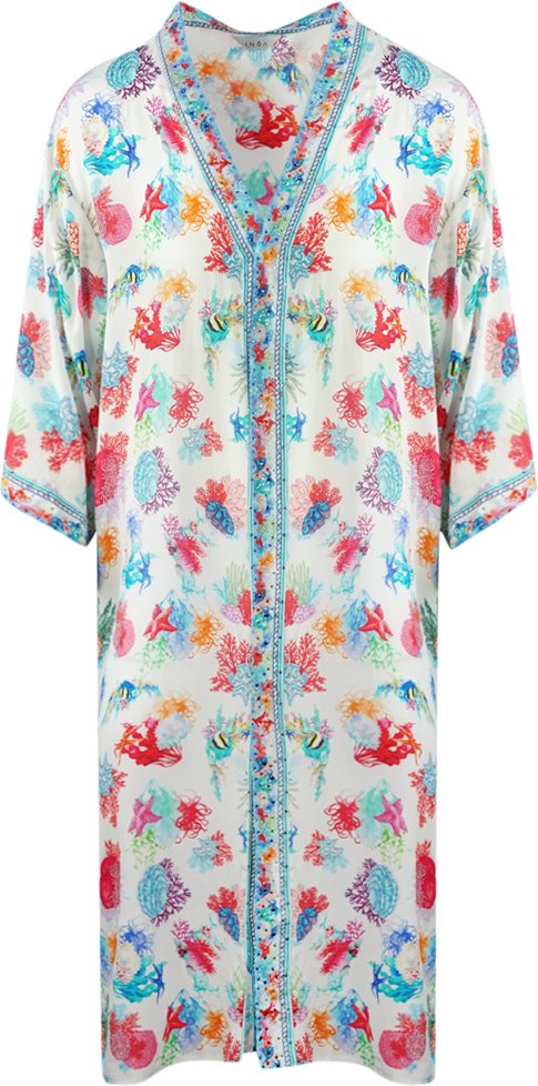 Inoa Bonaire Reef 1202116 Multicoloured Long Kimono