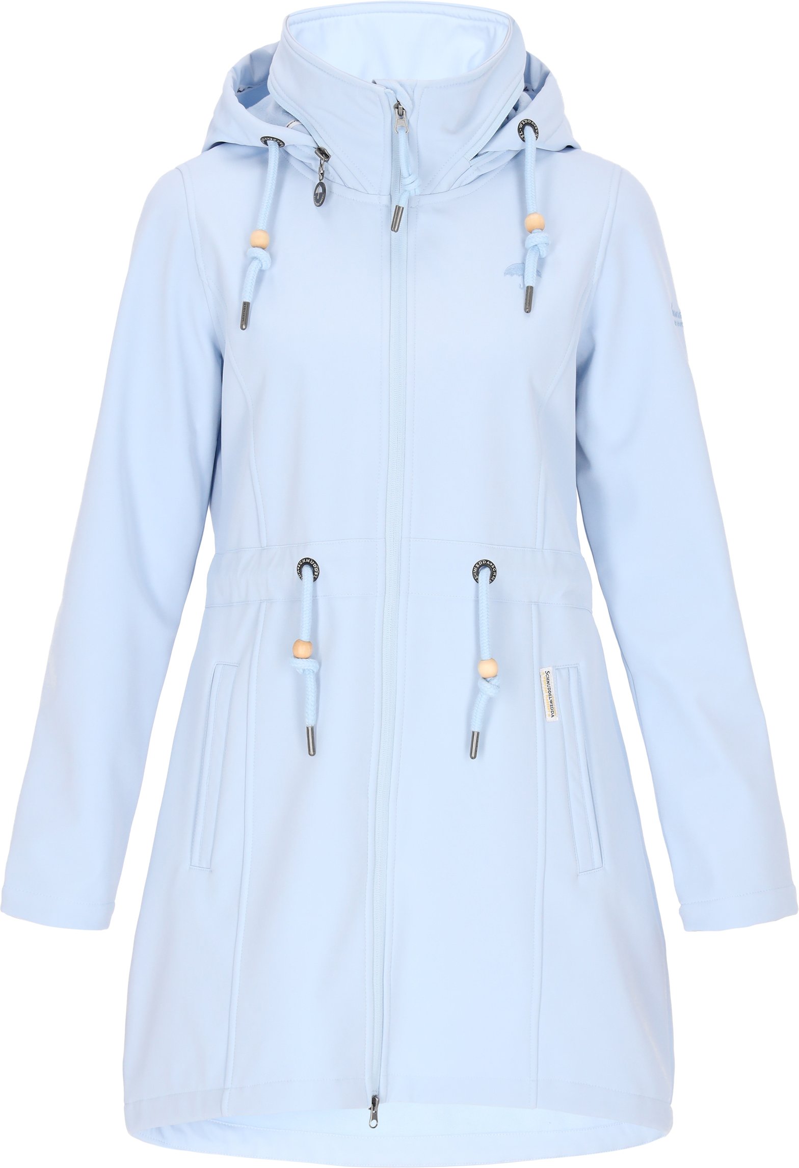 Schmuddelwedda Softshelljacke Frauen hellblau