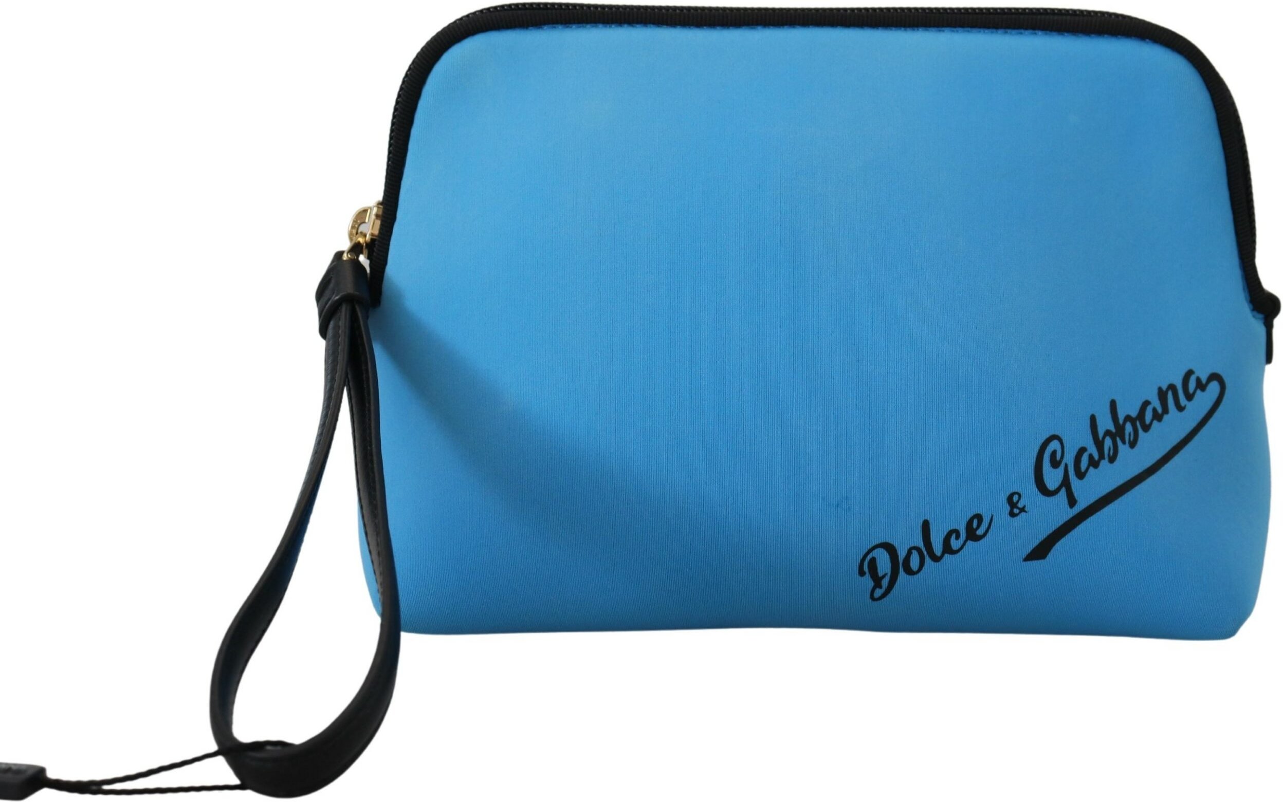 Blaues Logo Druck Handtasche Gepard Muster Kulturbeutel