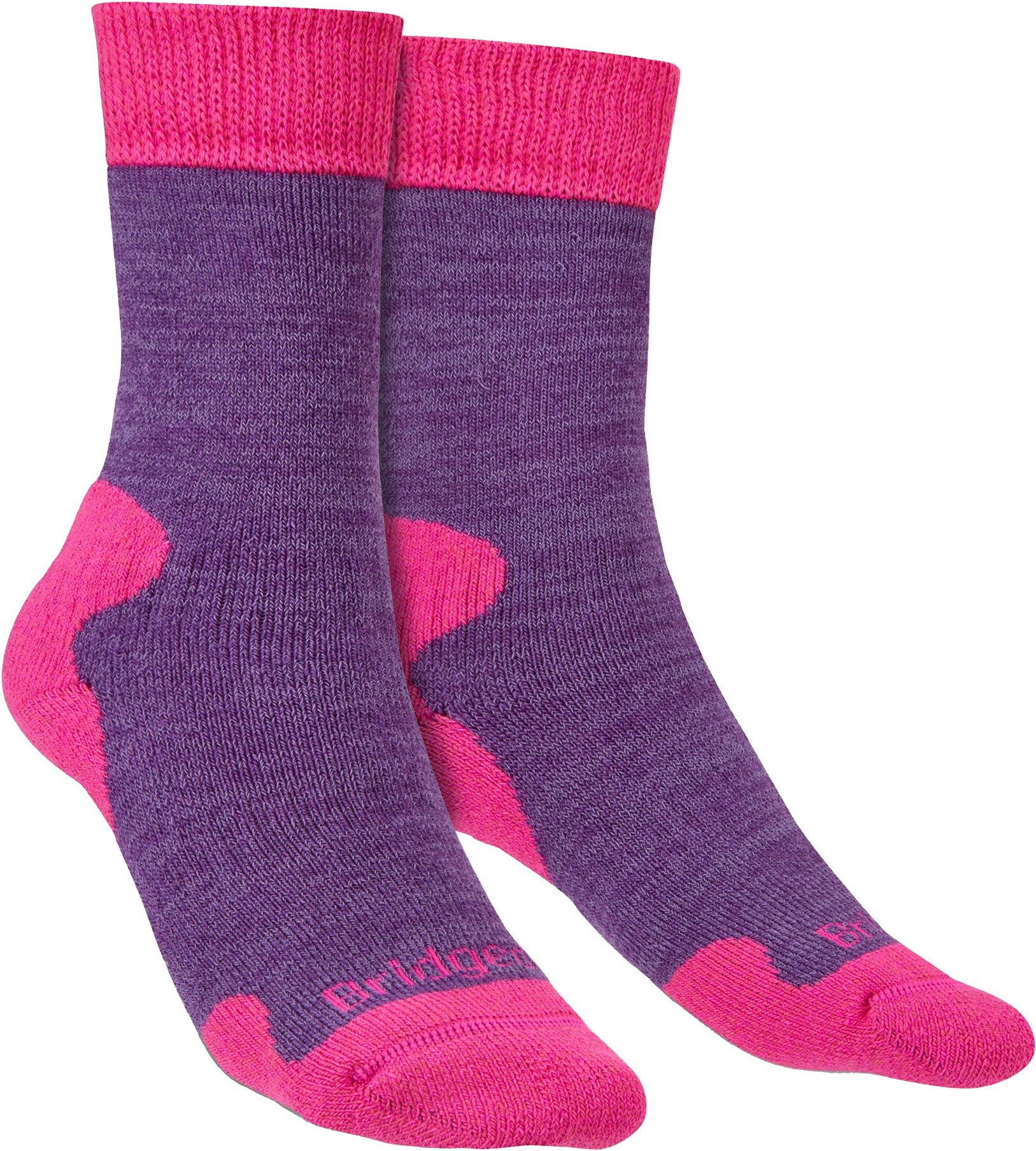 Bridgedale - Damenstiefel aus schwerer Merinowolle - Lila meliert