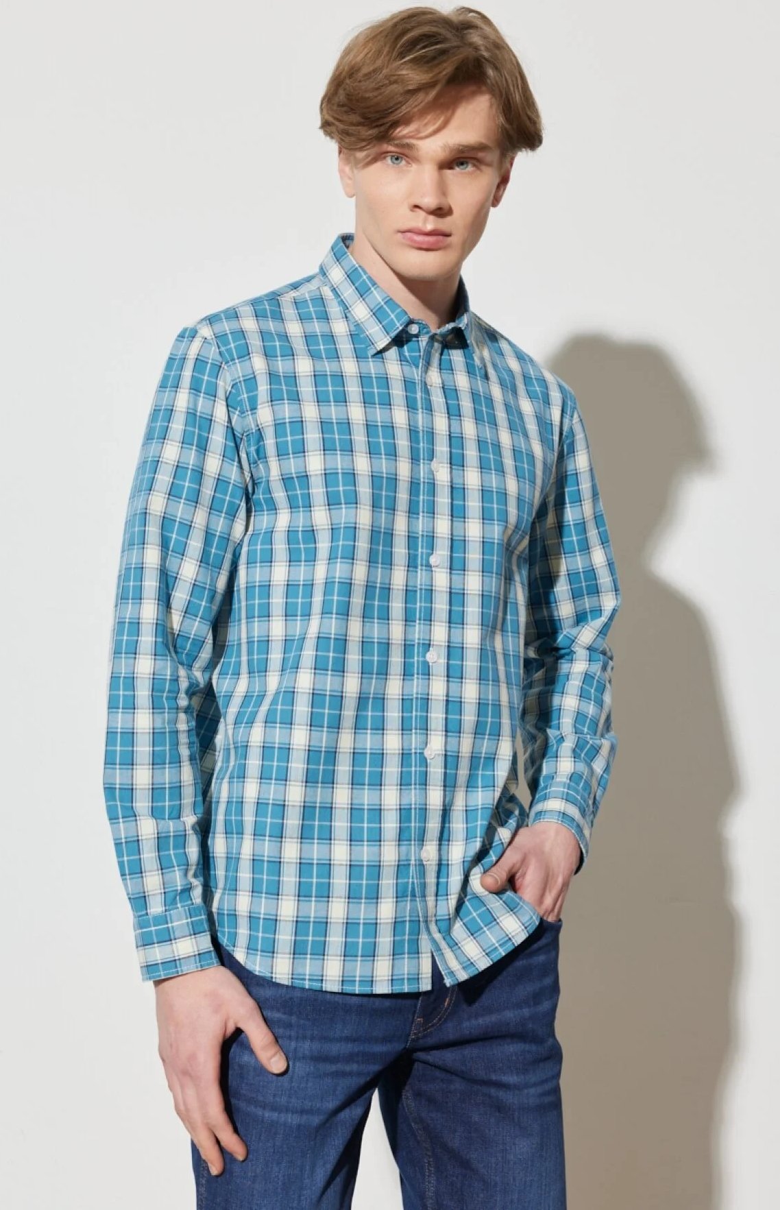 Wrangler hirt - DEEP WATER