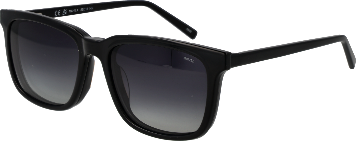 Invu Brillenfassung mit Sonnenbrillen-Klipp M4214 A 56