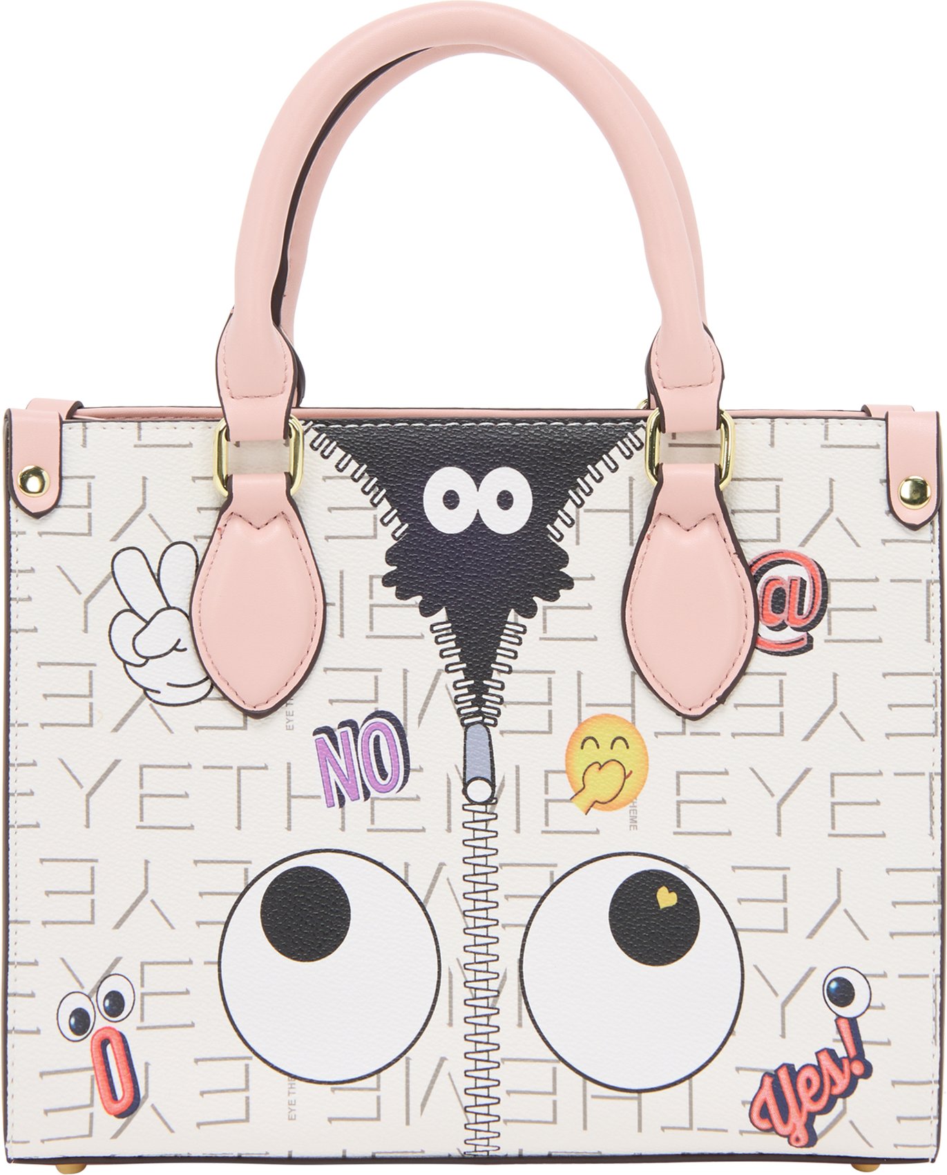 Mymo Handtasche Handtasche Frauen Weiß Rosa