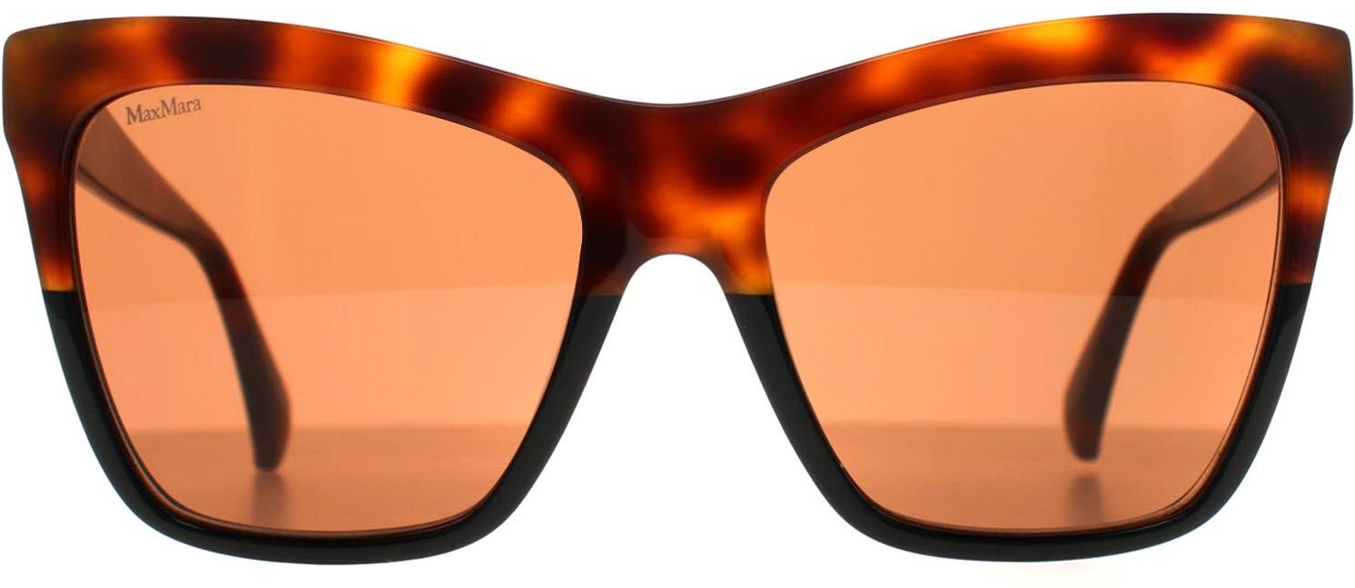 Max Mara Cat Eye Damen Havanna Braun MM0008 Logo2