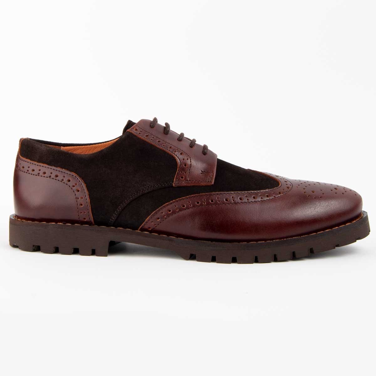 Purapiel Oxford-Schuh Herac Braun