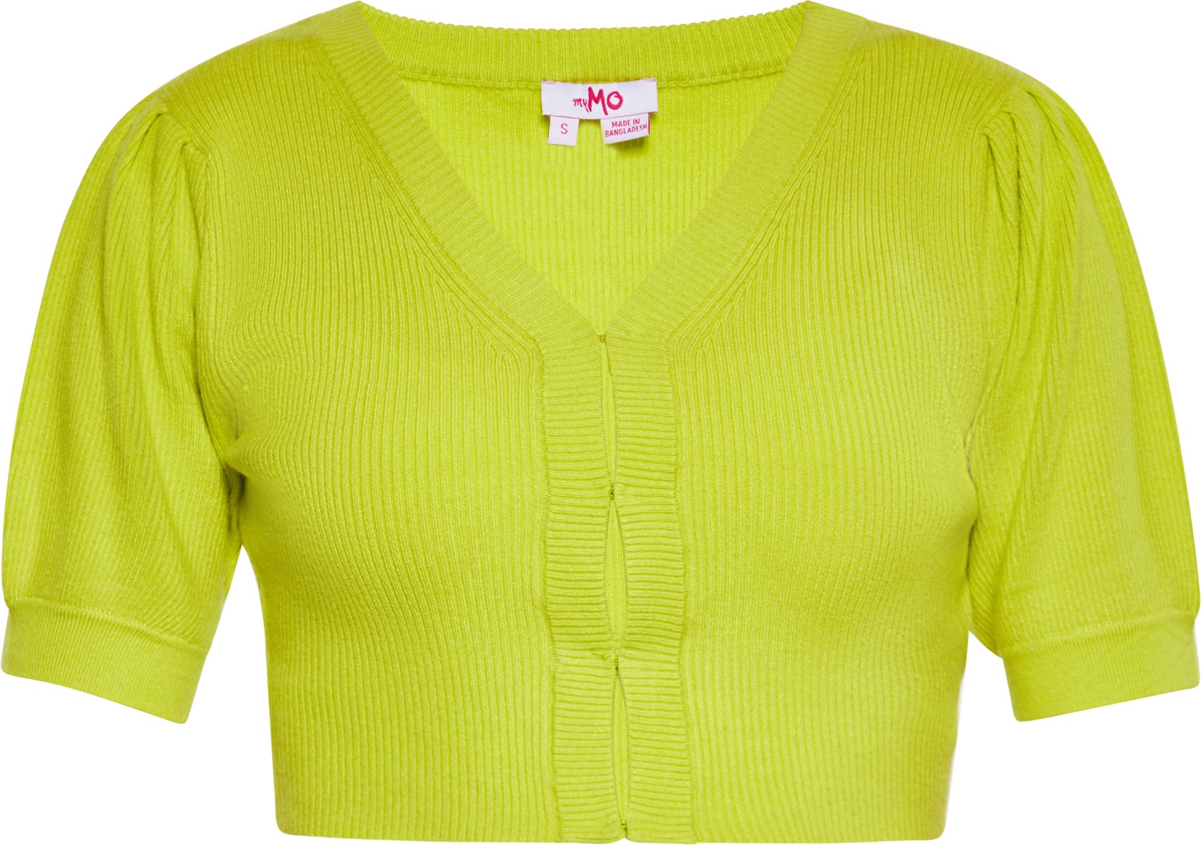 Mymo Strickjacke Damen Limette