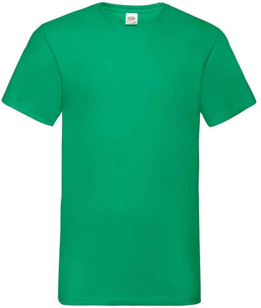 Fruit of the Loom - "Valueweight" T-Shirt V-Ausschnitt für Herren (Irisches Grün)
