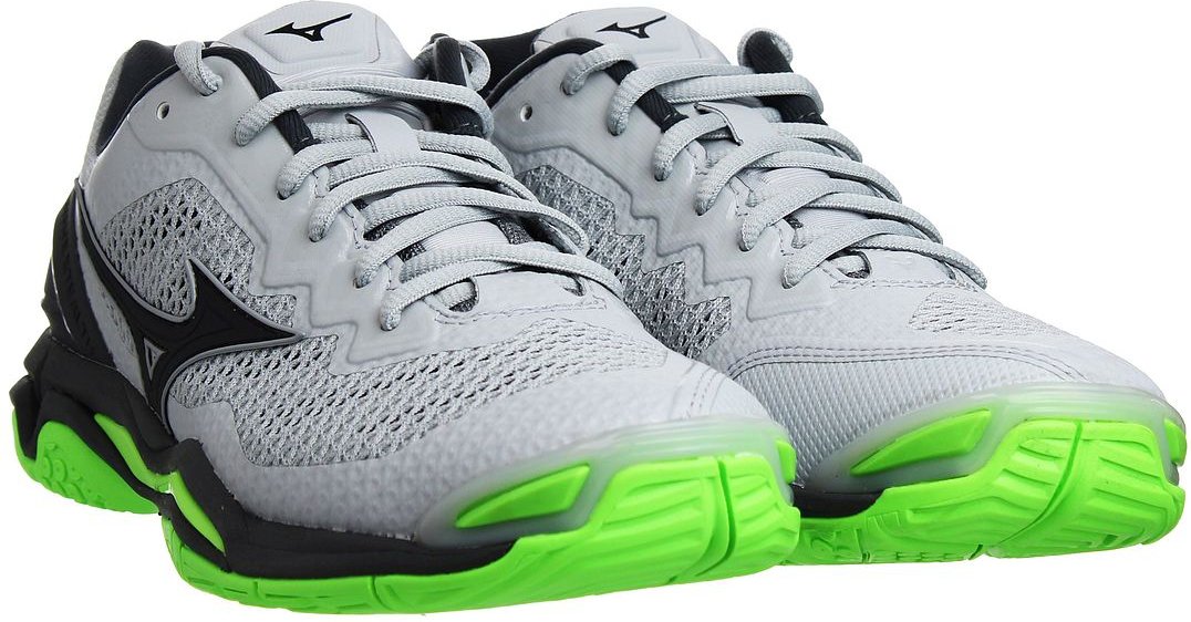 Thumbnail - Mizuno Wave Herren Stealth Grau Handballschuhe