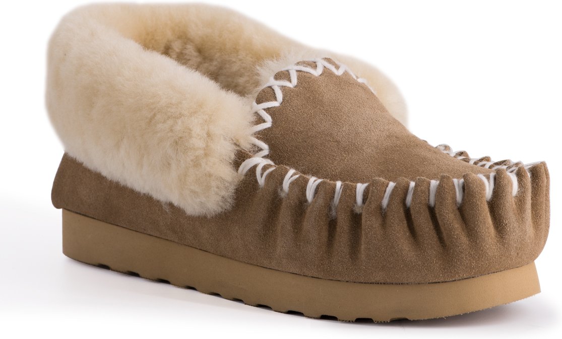 Aus Wooli Australia Hand genäht Womens Schaffell Mokassin