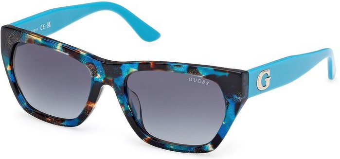 Blaue Acetat-Sonnenbrille