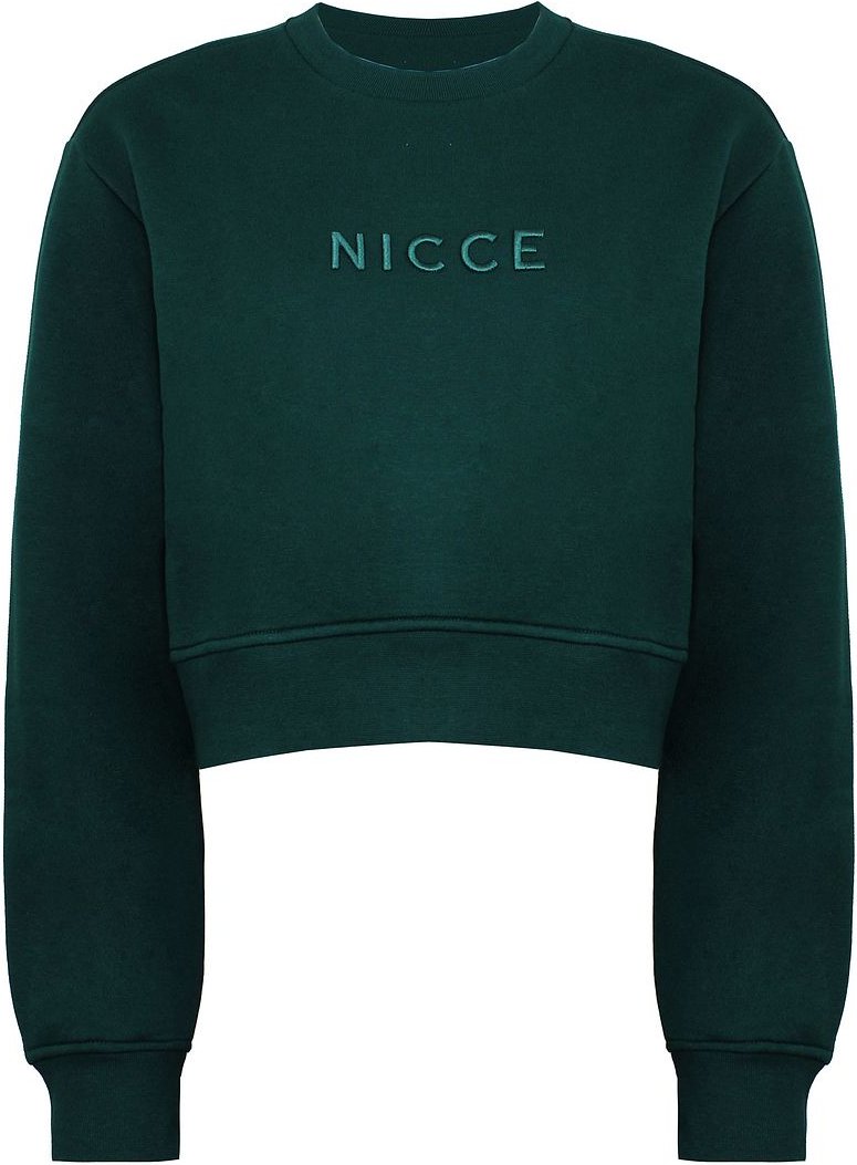 Nicce Era Herren dunkelgrüner, beschnittener Pullover